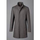 Slate Melton Cocoon Coat