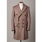 Undyed Double-breasted Coat