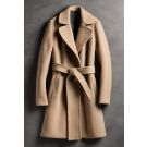 Slate Boiled Belted Coat