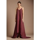 Bordeaux Linen Slip Dress