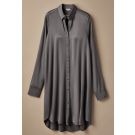 Charcoal Tencel Shirt Dress
