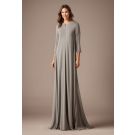 Slate Wool Column Dress