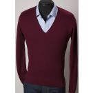 Lambswool V-neck Knit