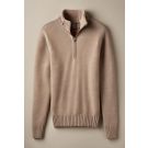 Alpaca-blend Half-zip Knit
