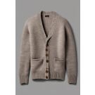 Slate Alpaca-blend Cardigan Knit