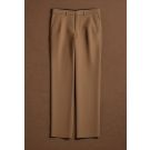 Camel Wool Cropped Trouser