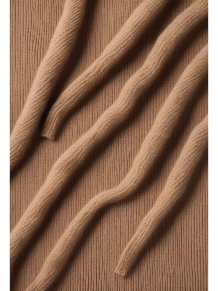 Wool Ribbed Scarf