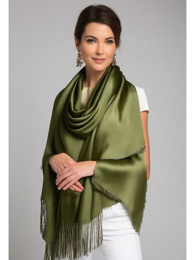 Silk Fringed Scarf