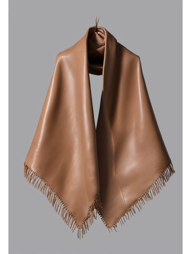Leather Blanket Scarf