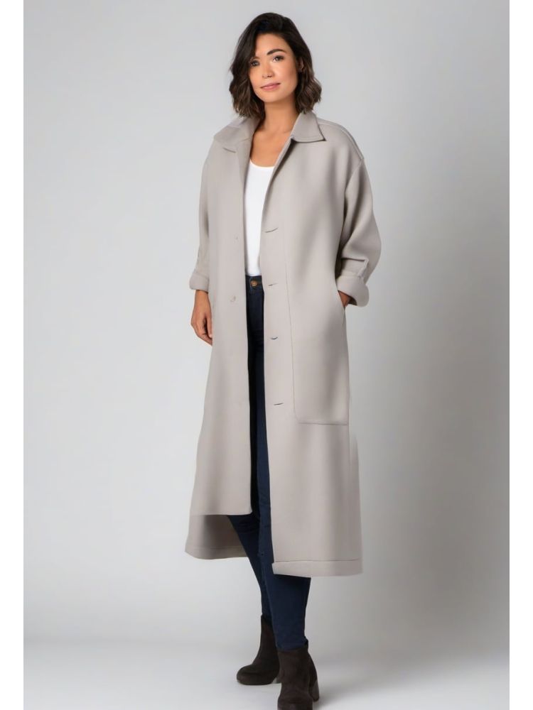 Ink Undyed Overshirt Coat