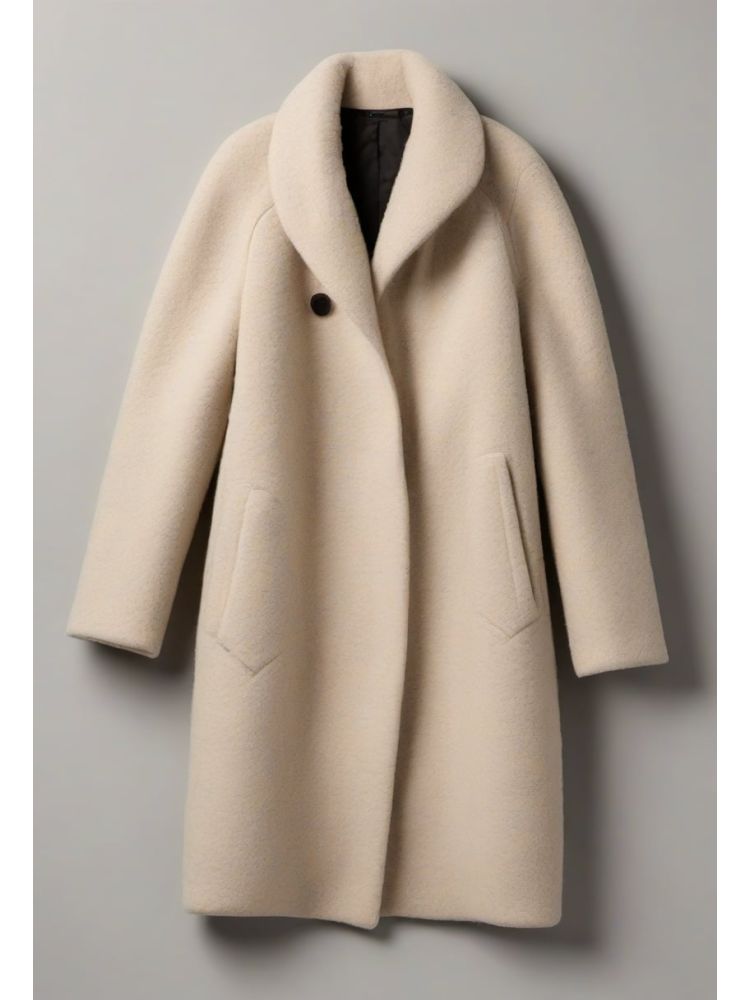 Boiled Cocoon Coat