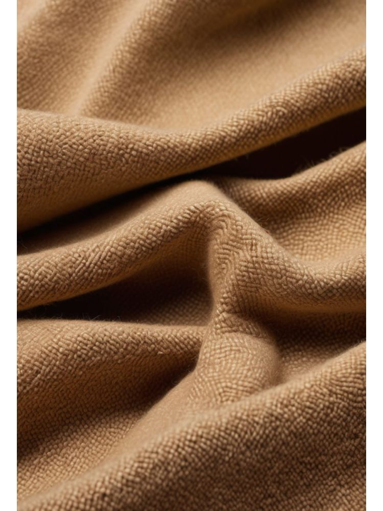 Sand Melton Cocoon Coat