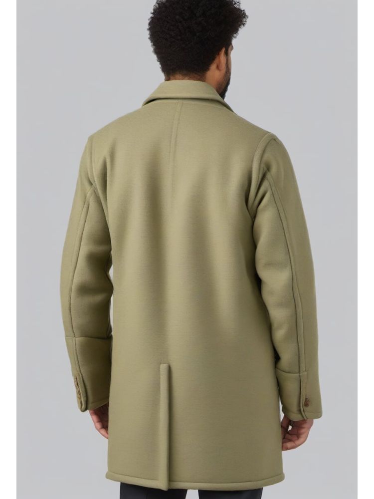 Moss Undyed Overshirt Coat