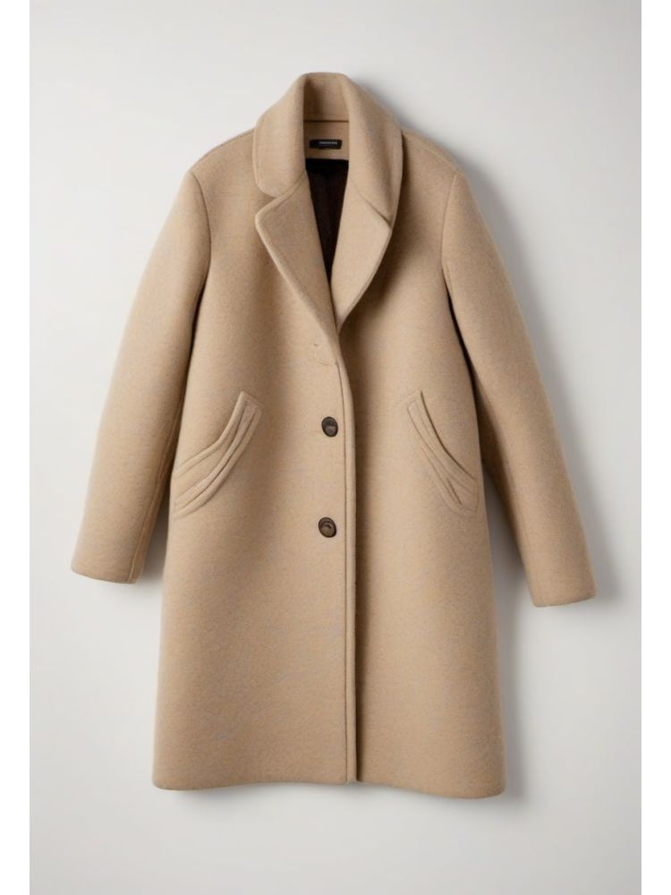 Oatmeal Boiled Car Coat