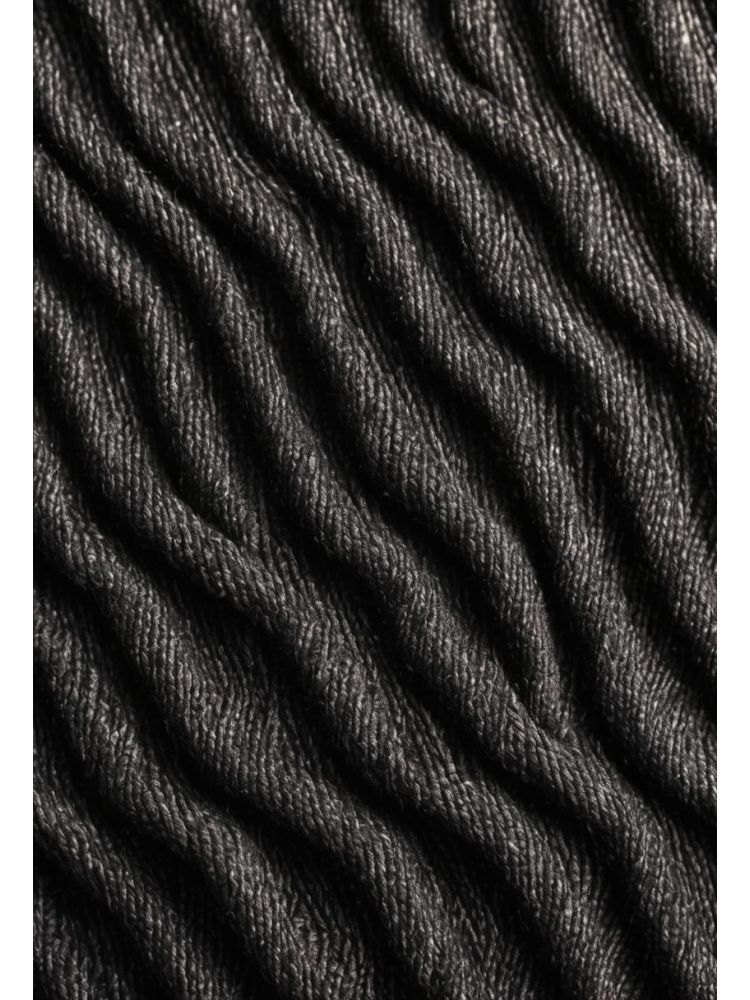 Charcoal Wool Column Dress