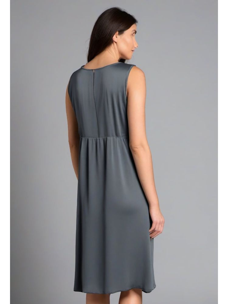 Slate Tencel Tea Dress