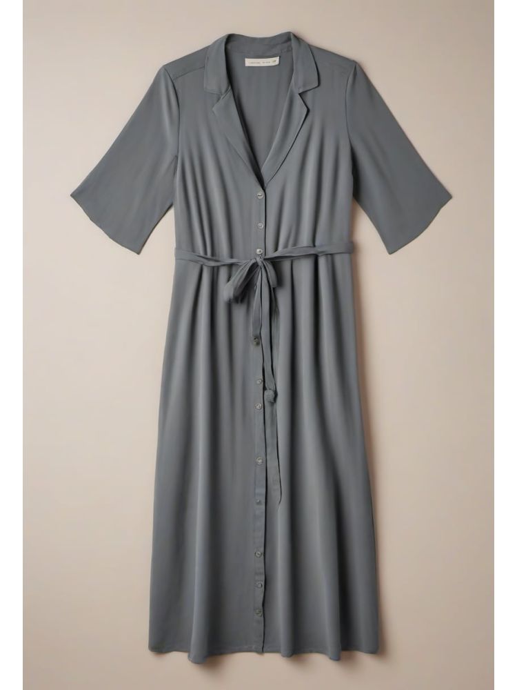 Slate Tencel Tea Dress