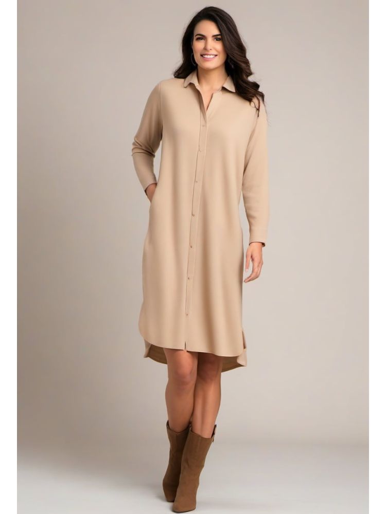 Wool Shirt Dress