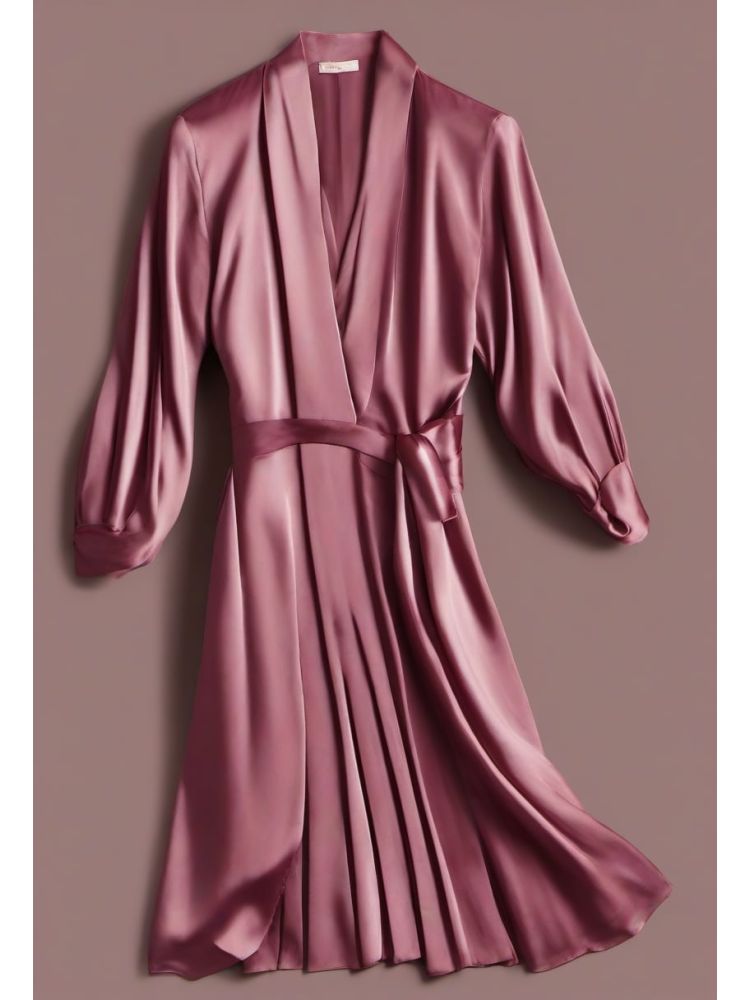 Silk Pleated Dress