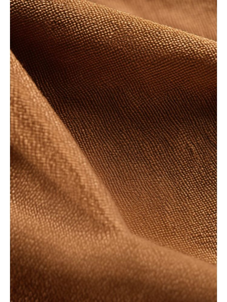 Camel Silk Wrap Dress