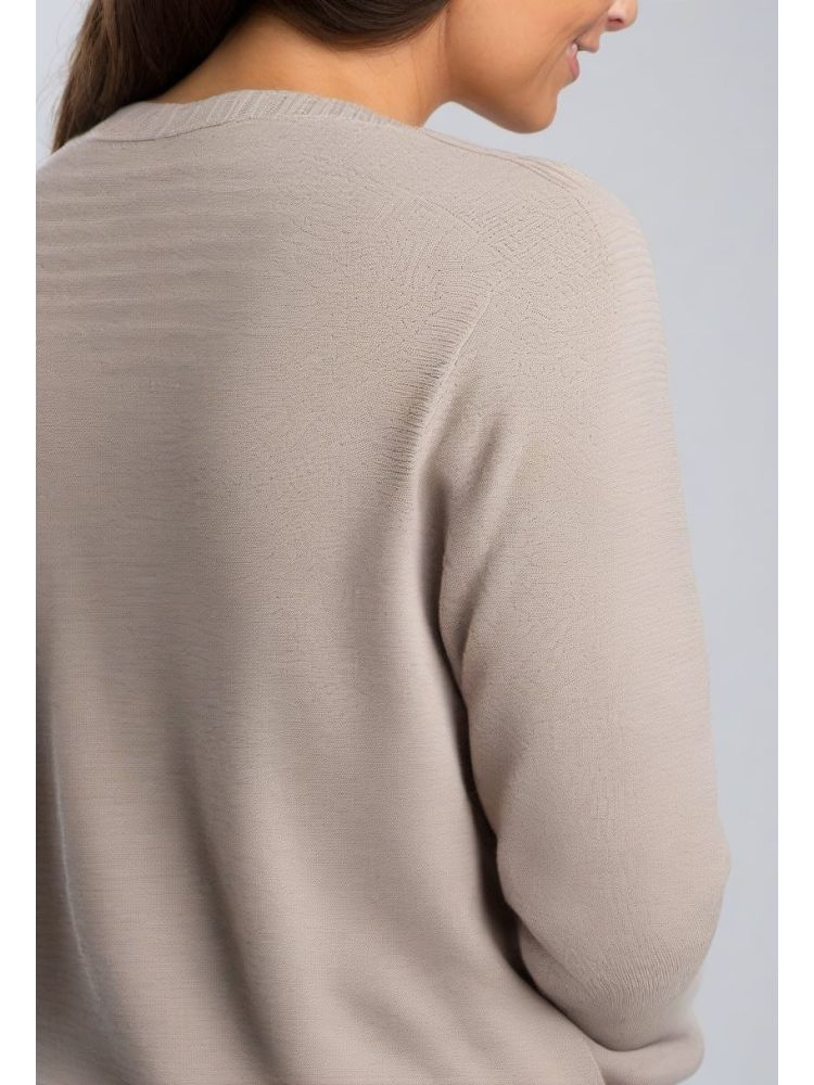 Stone Merino Crew Knit