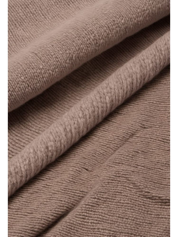 Ecru Lambswool Roll-neck Knit