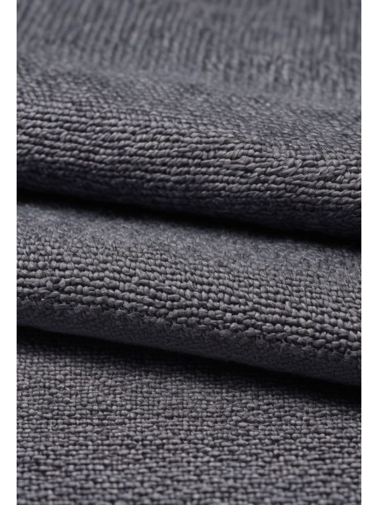 Slate Merino Half-zip Knit