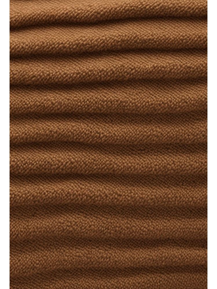 Camel Lambswool Roll-neck Knit