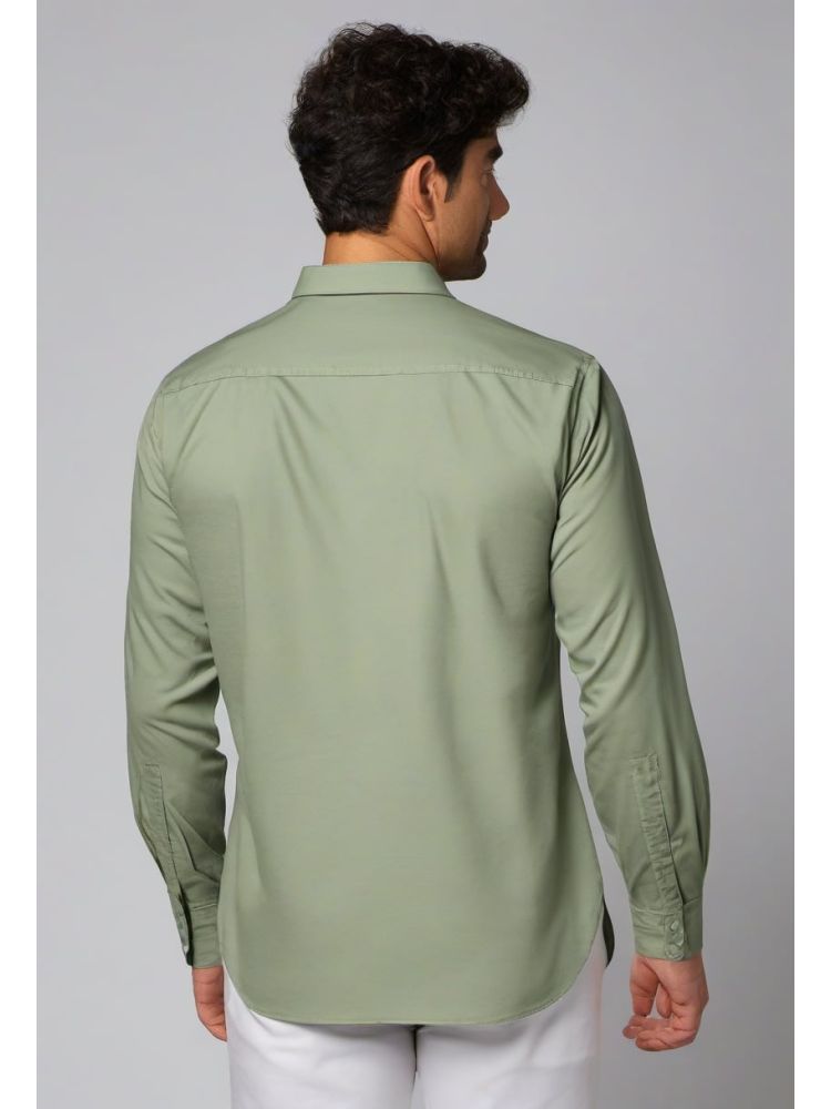 Moss Oxford Camp-collar Shirt
