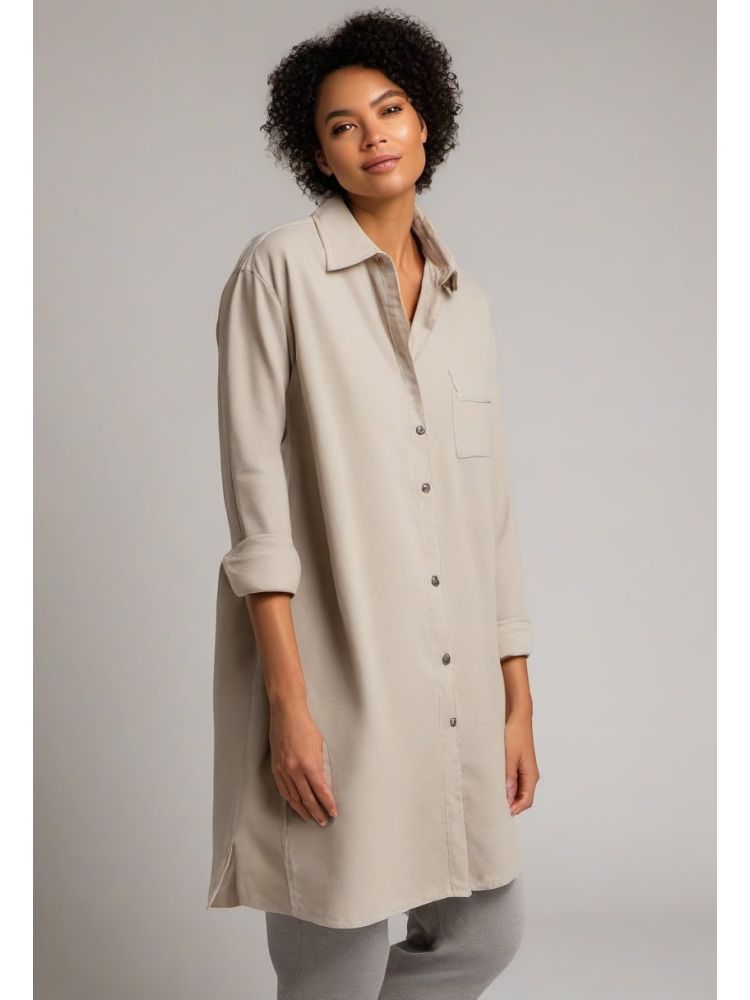 Stone Brushed Overshirt Shirt