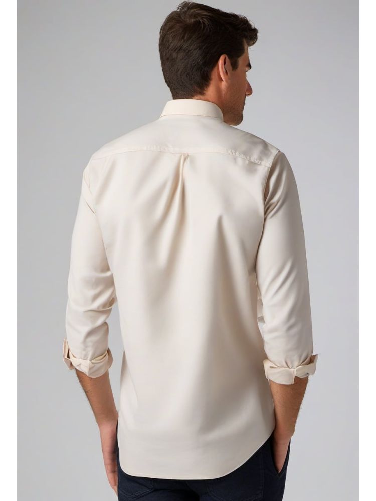 Ecru Oxford Popover Shirt