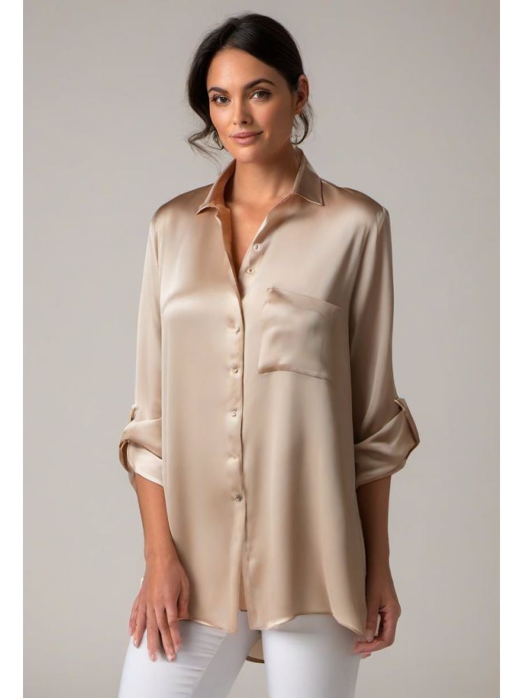 Silk Overshirt Shirt