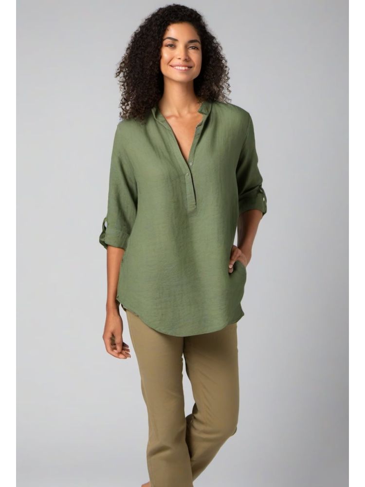 Linen Popover Shirt