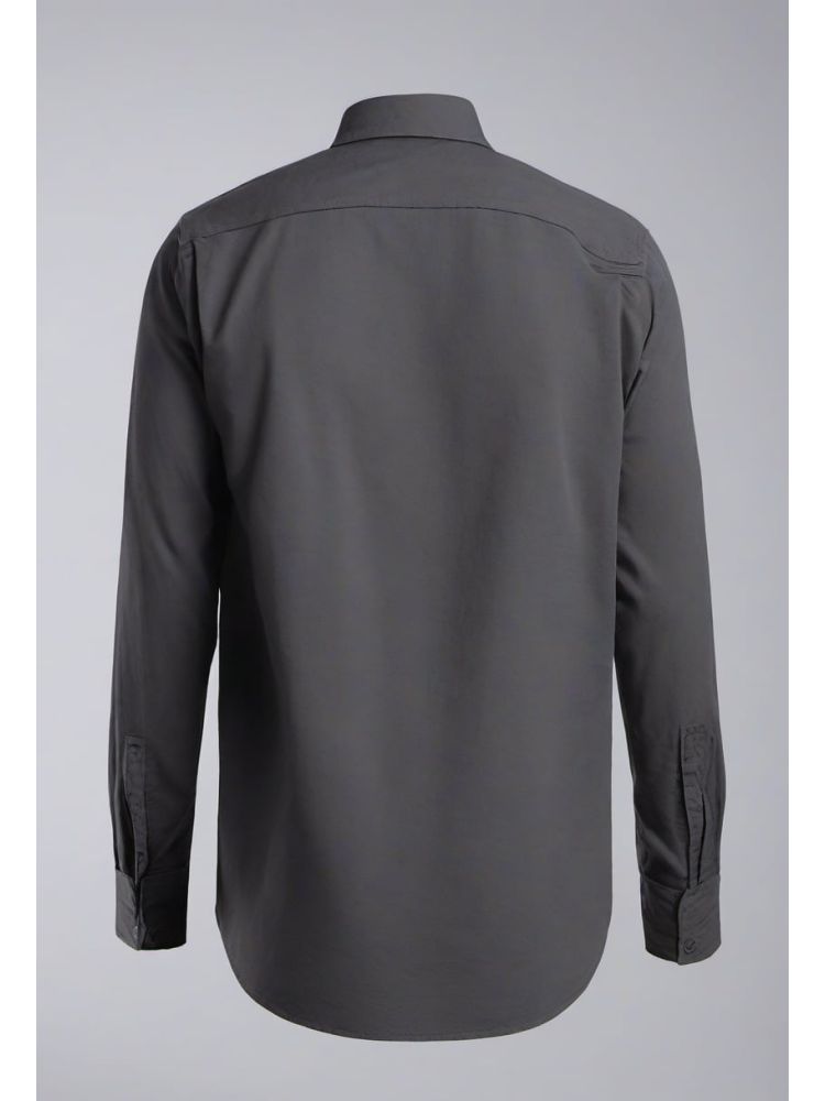 Charcoal Brushed Overshirt Shirt