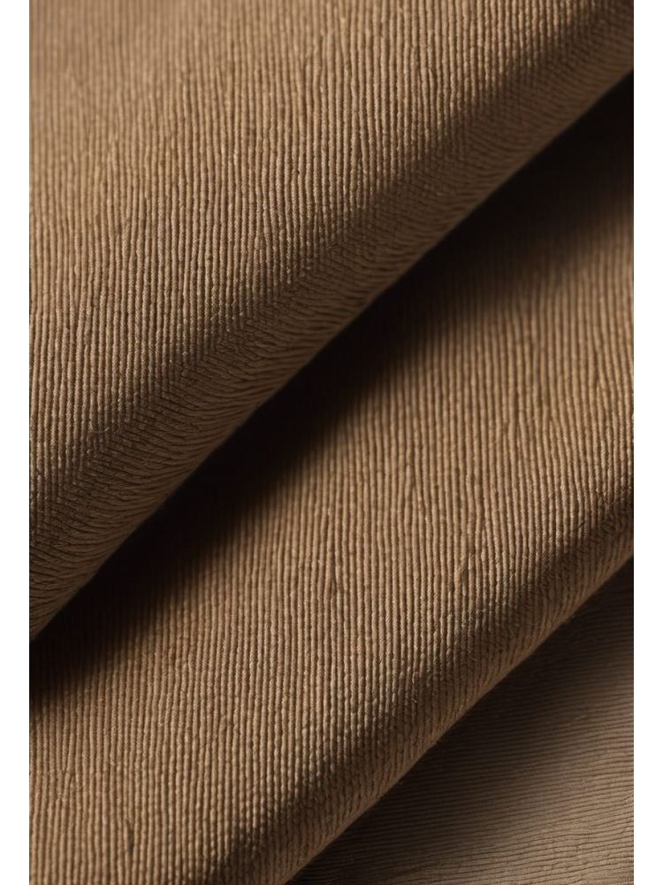 Stone Cotton Wide Trouser