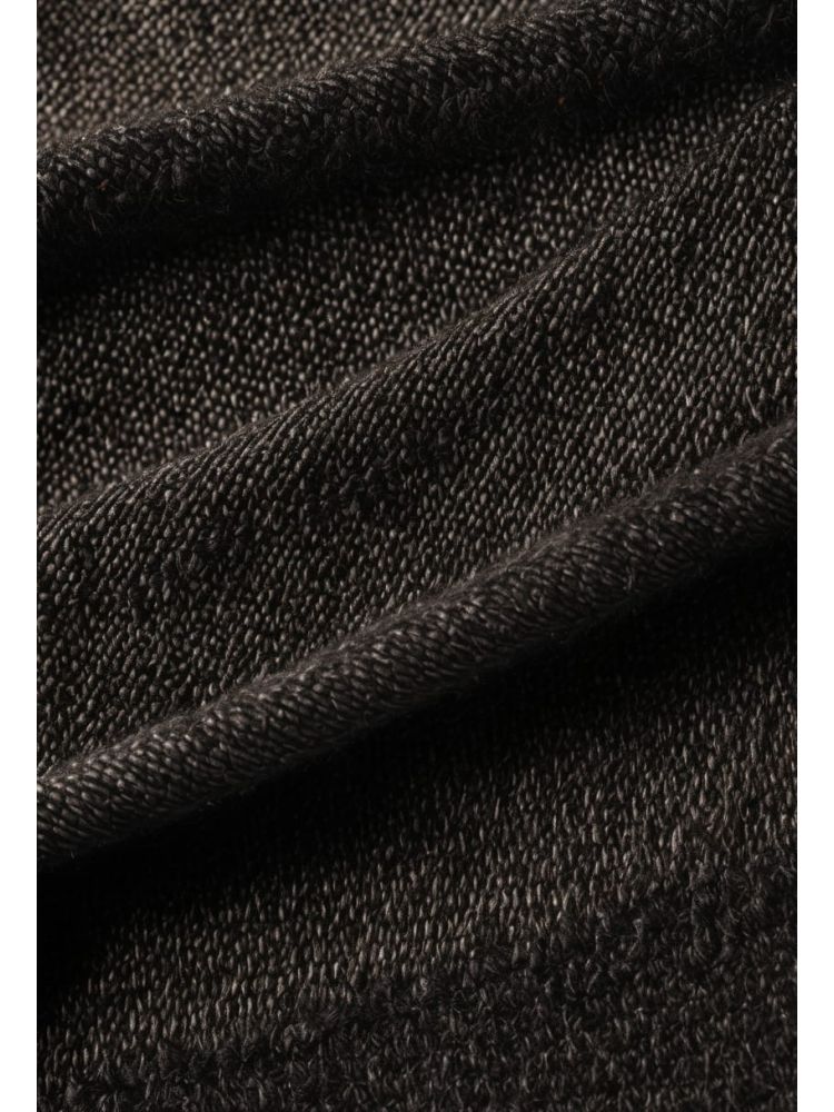 Charcoal Wool-mohair Straight Trouser