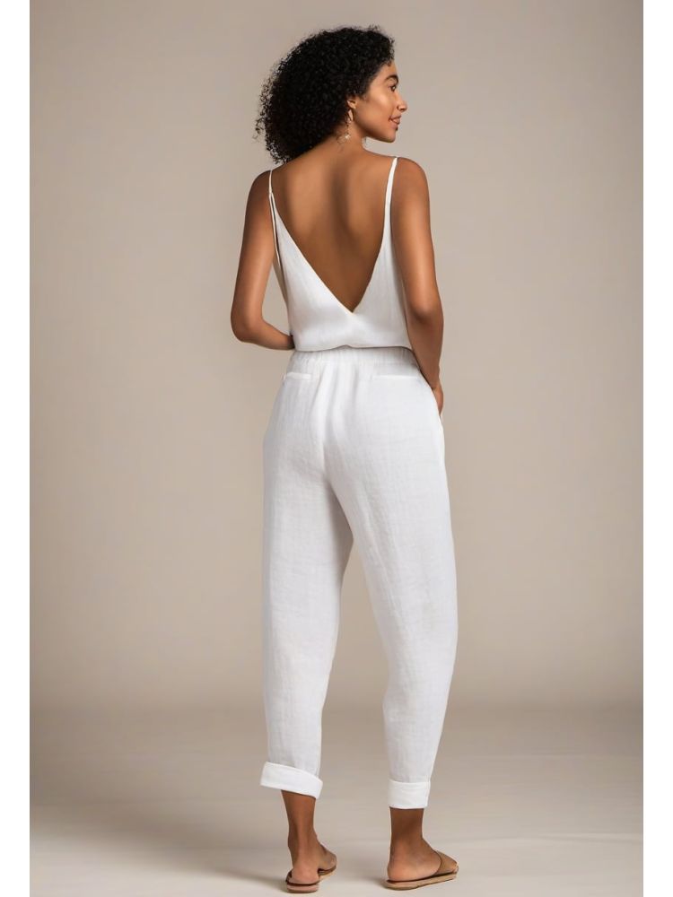 Linen Tapered Trouser