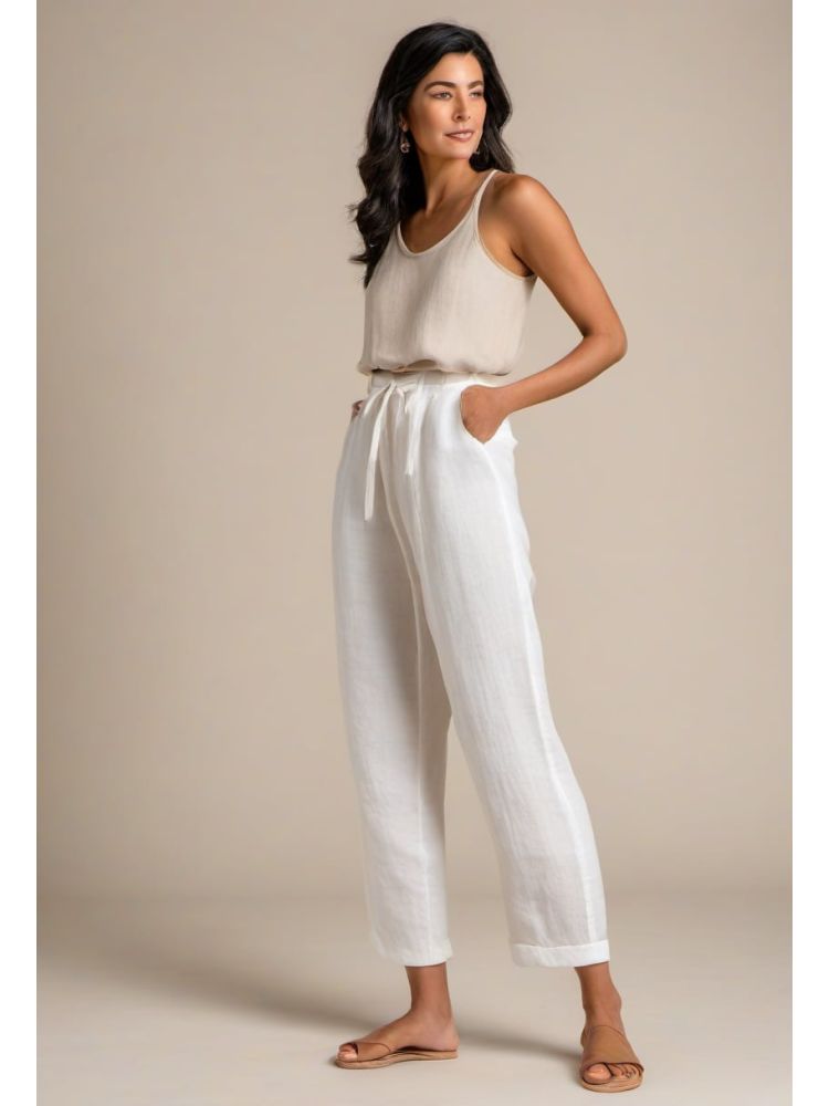 Linen Tapered Trouser