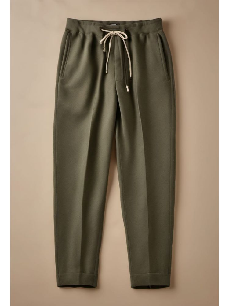 Wool Drawstring Trouser