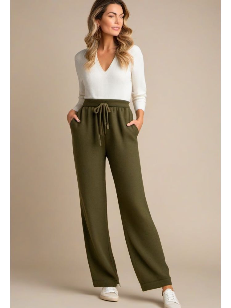 Wool Drawstring Trouser