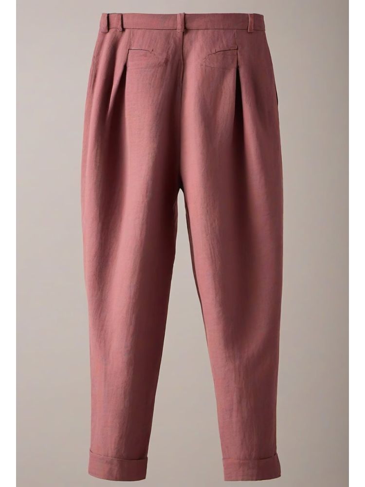 Linen Cropped Trouser