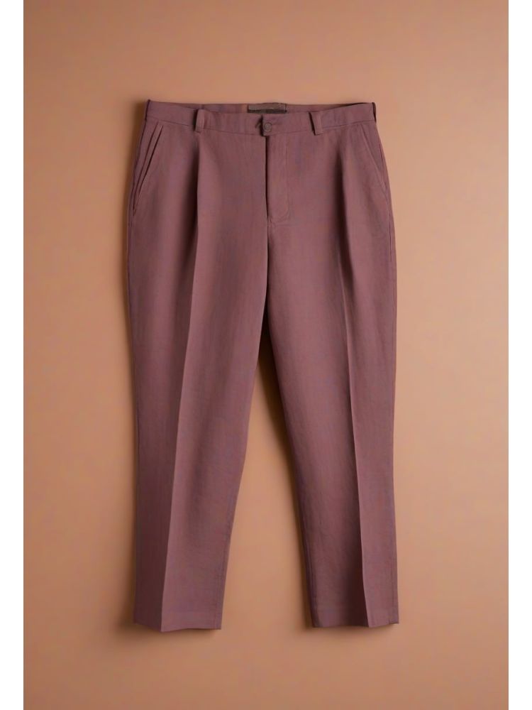 Linen Cropped Trouser