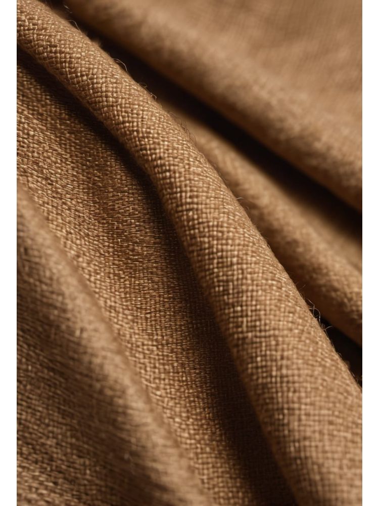 Camel Linen Drawstring Trouser