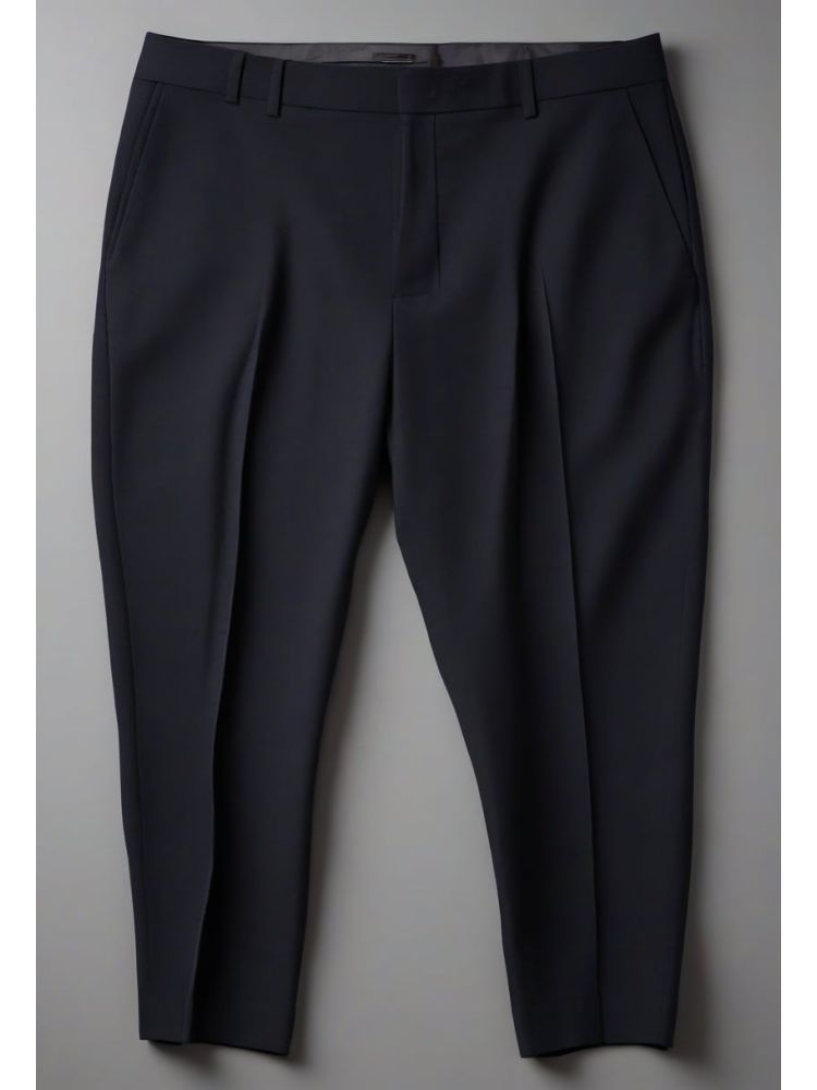 Ink Wool Cropped Trouser