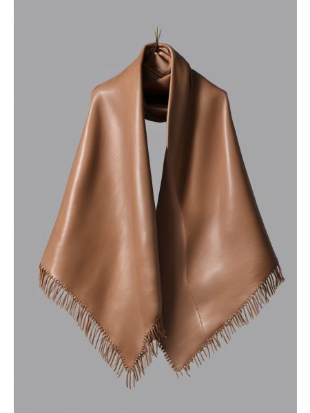 Leather Blanket Scarf