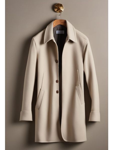 Ink Undyed Overshirt Coat