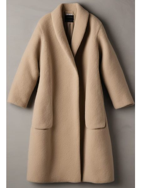Boiled Cocoon Coat