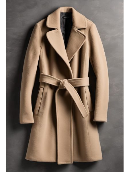 Slate Boiled Belted Coat