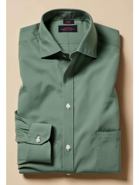 Moss Oxford Camp-collar Shirt