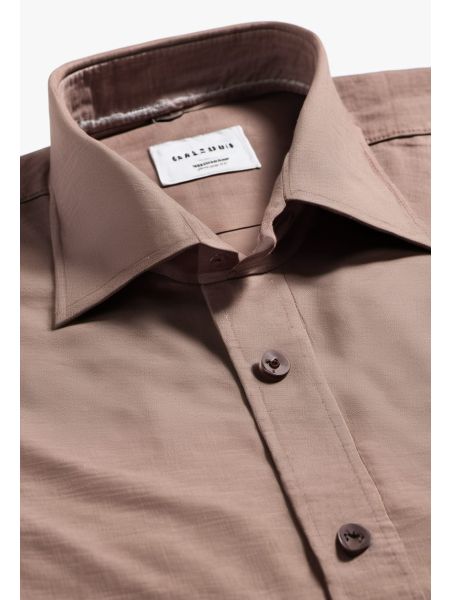 Ink Linen Camp-collar Shirt